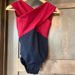 Cross over leotard